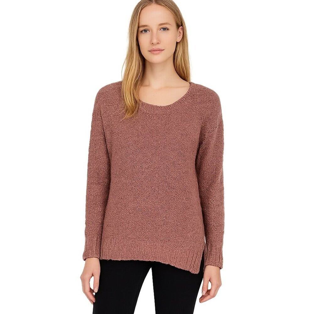 2/$30 Charlotte Russe Pullover Crew Neck Sweater Plum Small #A0208 TRB2